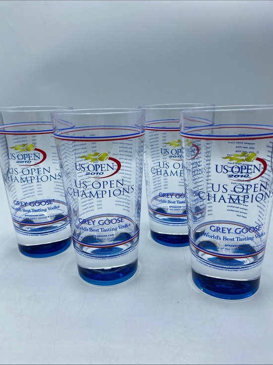 Other - US Open Champions Grey Goose Plastic Cups Souvenir 6" Cup 2010 Vodka Honey 4